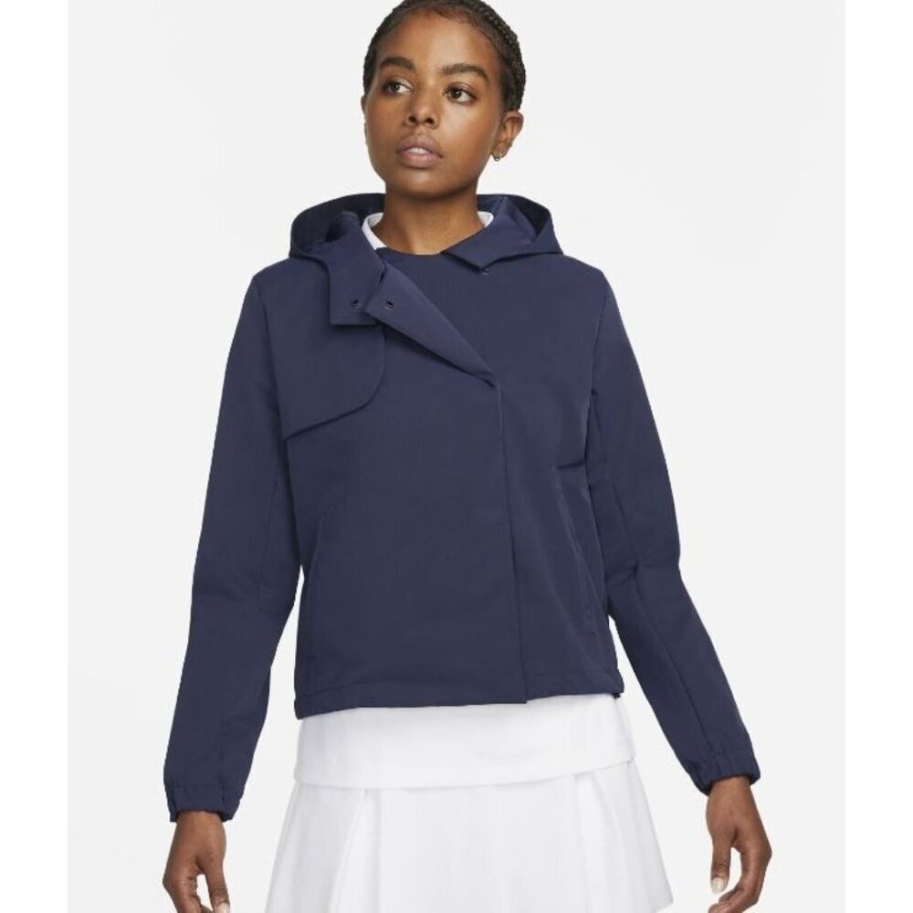 Nike Repel Obsidian Women's Outerwear Golf Jacket Black Blue Long Sleeve NEW XL